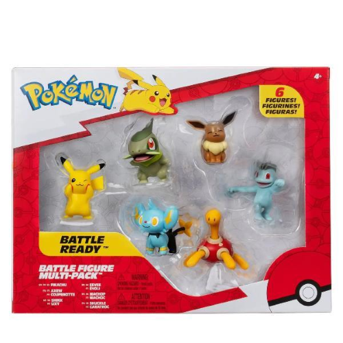 REI TOYS POKEMON PERSONAGGI DA COLLEZIONE 5 CM ASSORTITI CONF 6 Pz.